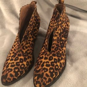 Leopard booties
